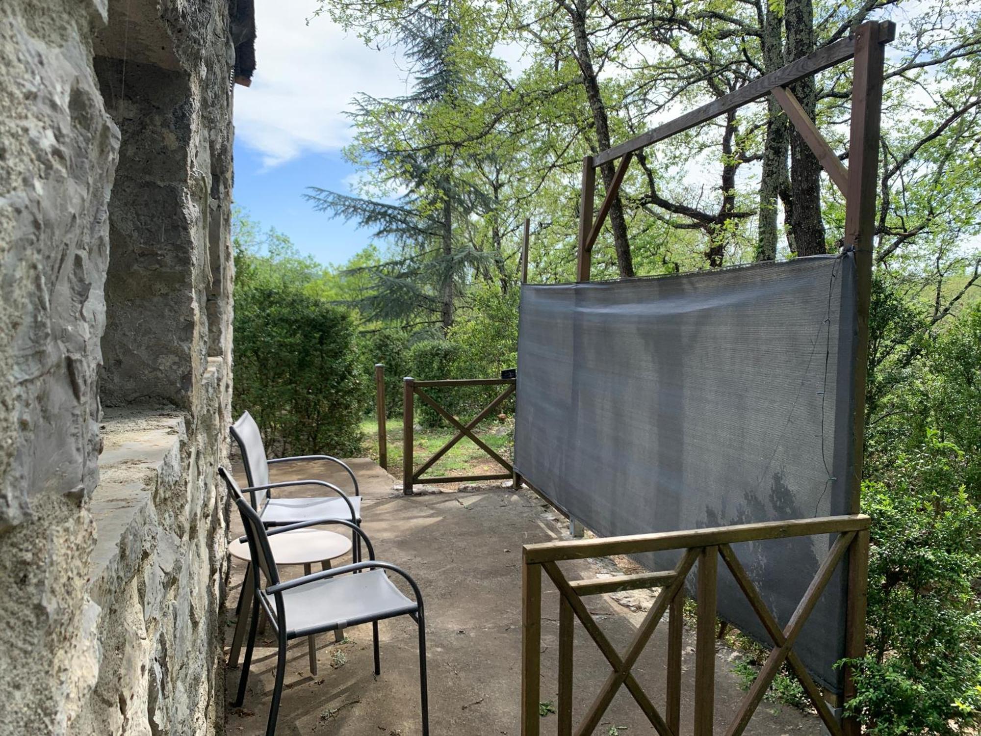 Gite Avec Piscine Privee Au Coeur D'Une Foret De Chenes Proche De Vallon Pont D'Arc Saint Alban Auriolles Buitenkant foto
